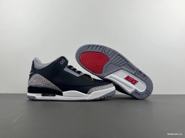 One Kick Cement Black 3 Jordan DN3707-010 Air 0802